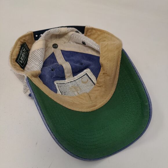 South Carolina Flag Snapback Mesh Back Trucker Hat Blue One Size Colorblock - Picture 6 of 9